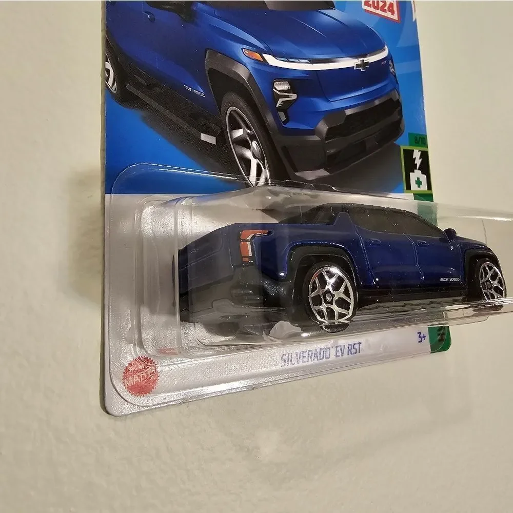 Hot Wheel Chevy Silverado EV RST Truck HW Green Speed Hotwheels Pickup New 2024